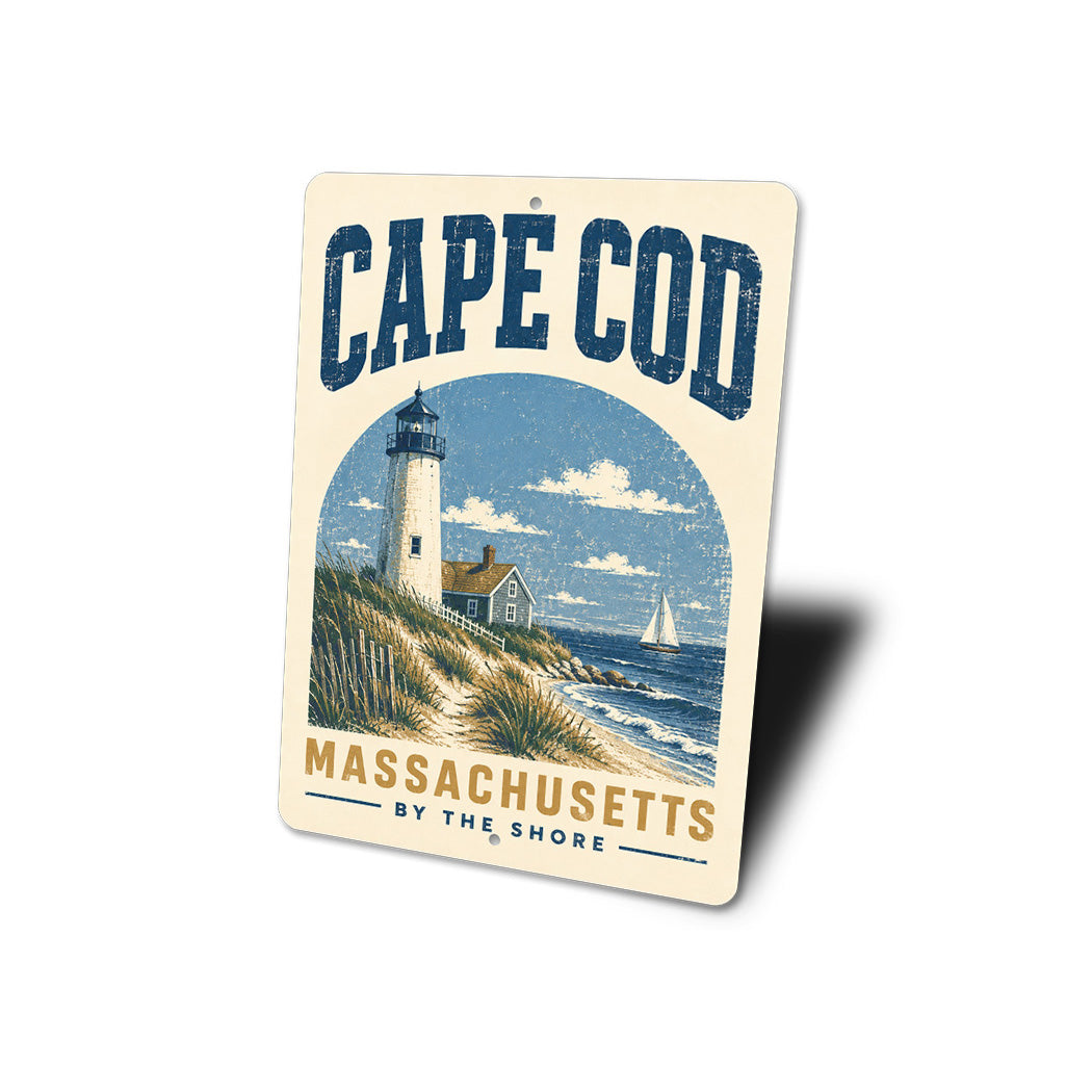 Cape Cod by the Shore Lighthouse Sign