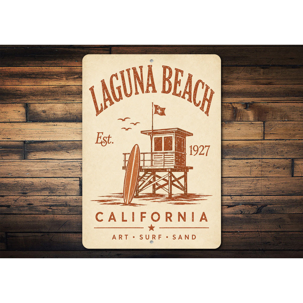 Art Surf Sand Laguna Beach Sign