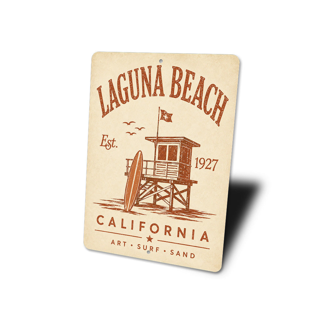 Art Surf Sand Laguna Beach Sign