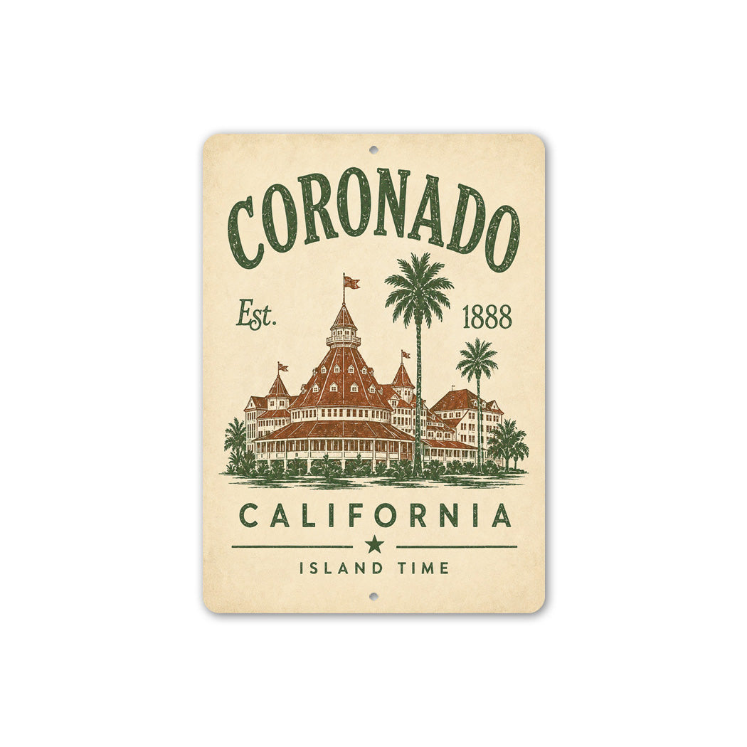 Coronado Island Time Sign