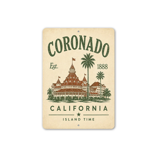 Coronado Island Time Sign