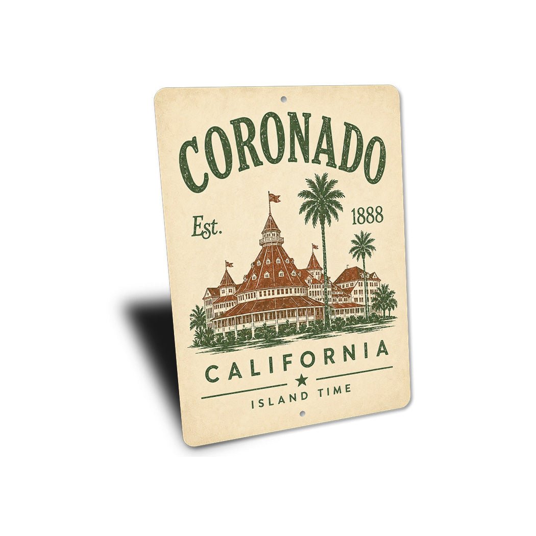 Coronado Island Time Sign