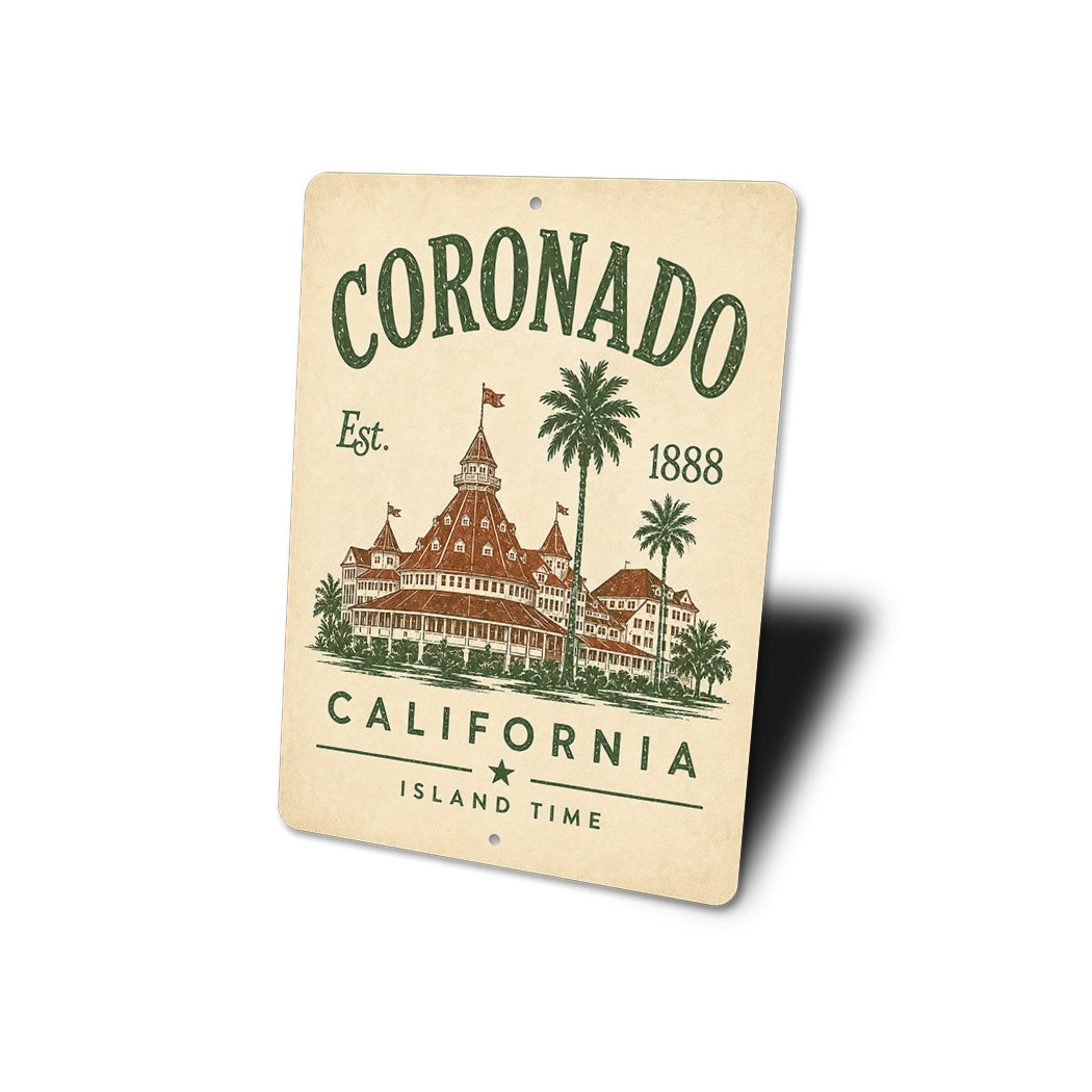 Coronado Island Time Sign