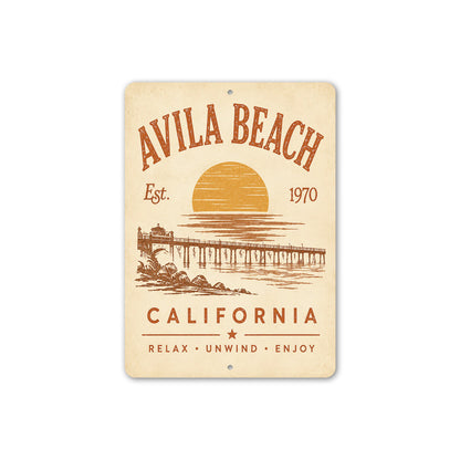 Avila Beach Pier Sign