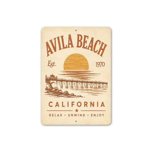 Avila Beach Pier Sign