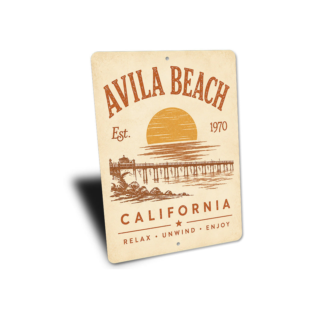 Avila Beach Pier Sign