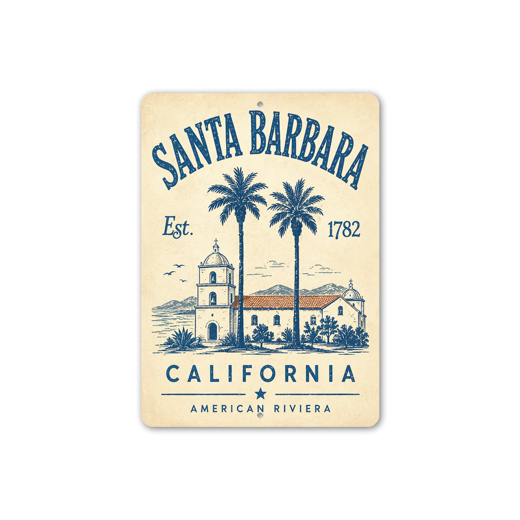 Santa Barbara American Riviera Sign