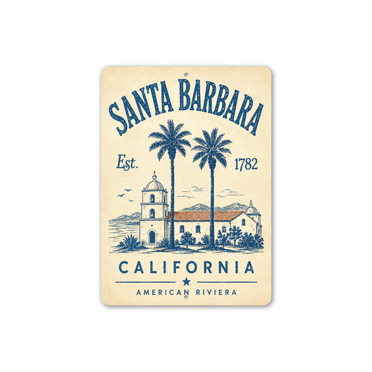 Santa Barbara American Riviera Sign