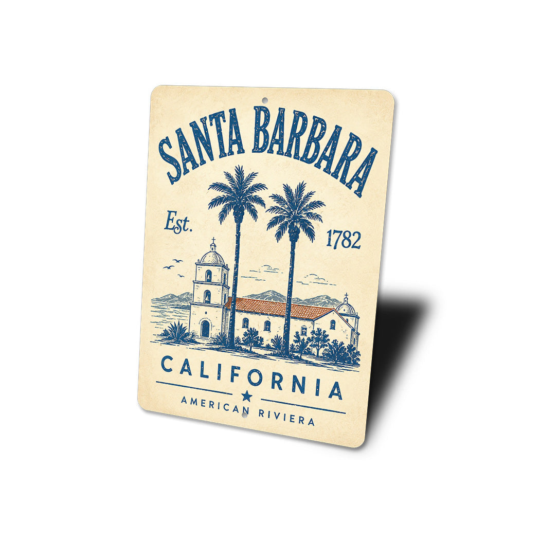 Santa Barbara American Riviera Sign