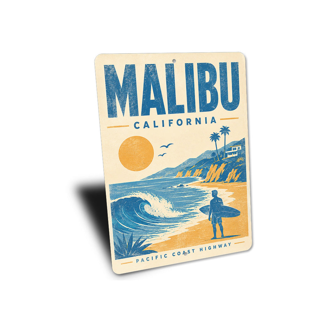 Malibu Surfer Sign