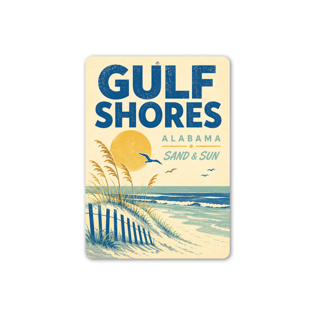 Gulf Shores Sand and Sun Sign