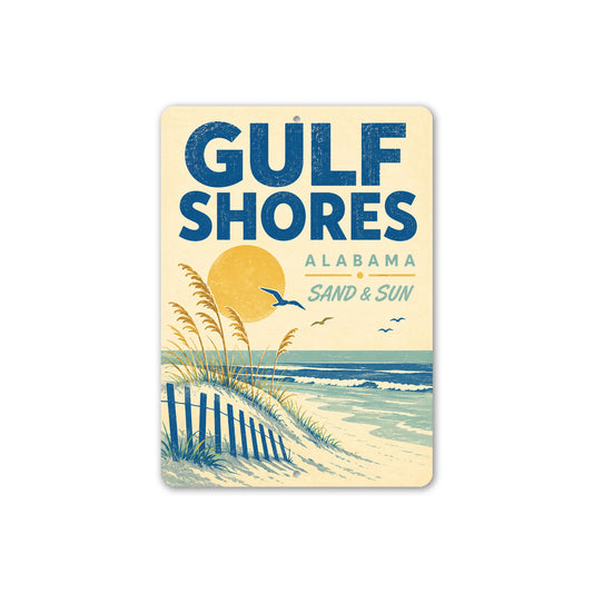 Gulf Shores Sand and Sun Sign