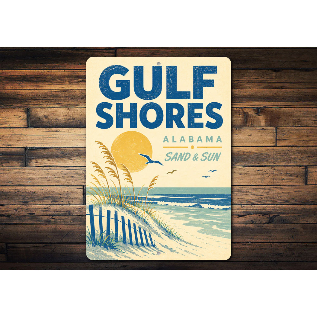 Gulf Shores Sand and Sun Sign