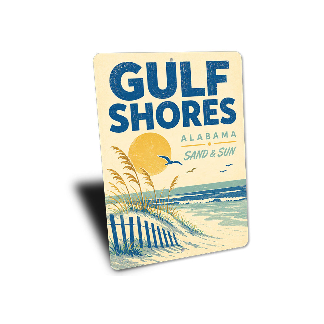 Gulf Shores Sand and Sun Sign