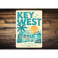 Key West Beach House Coastal Sign