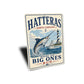 Hatteras Boat Lighthouse Fishing Sign