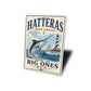 Hatteras Boat Lighthouse Fishing Sign