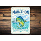 Marathon Florida Fish in the Middle Keys Sign