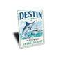 Destin Hooked ont he Coast Sign