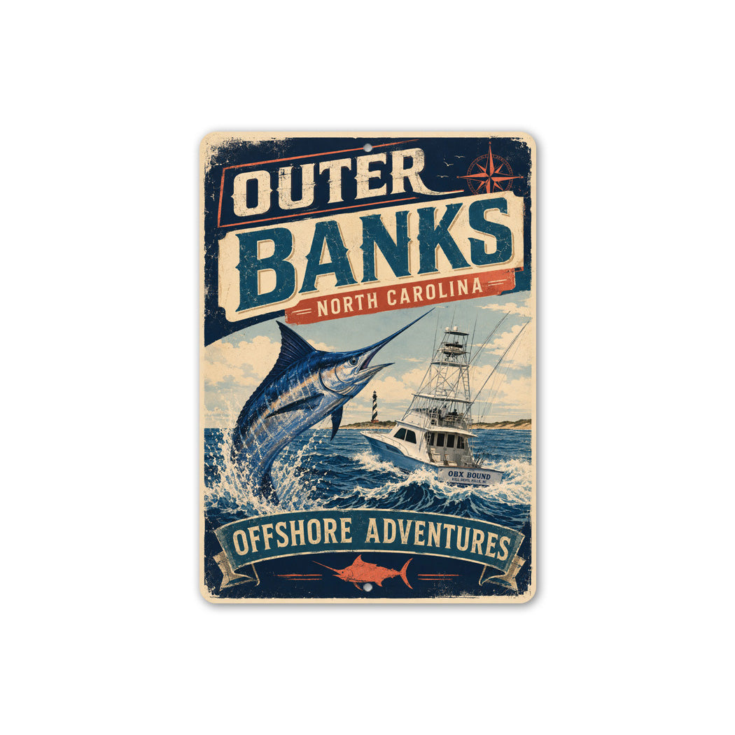 Outerbanks Offshore Adventures Sign