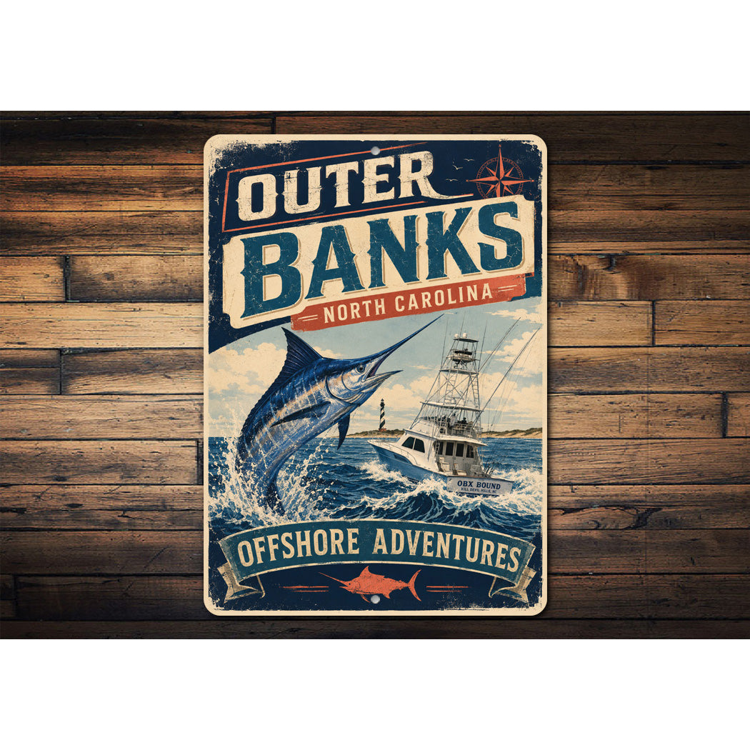 Outerbanks Offshore Adventures Sign