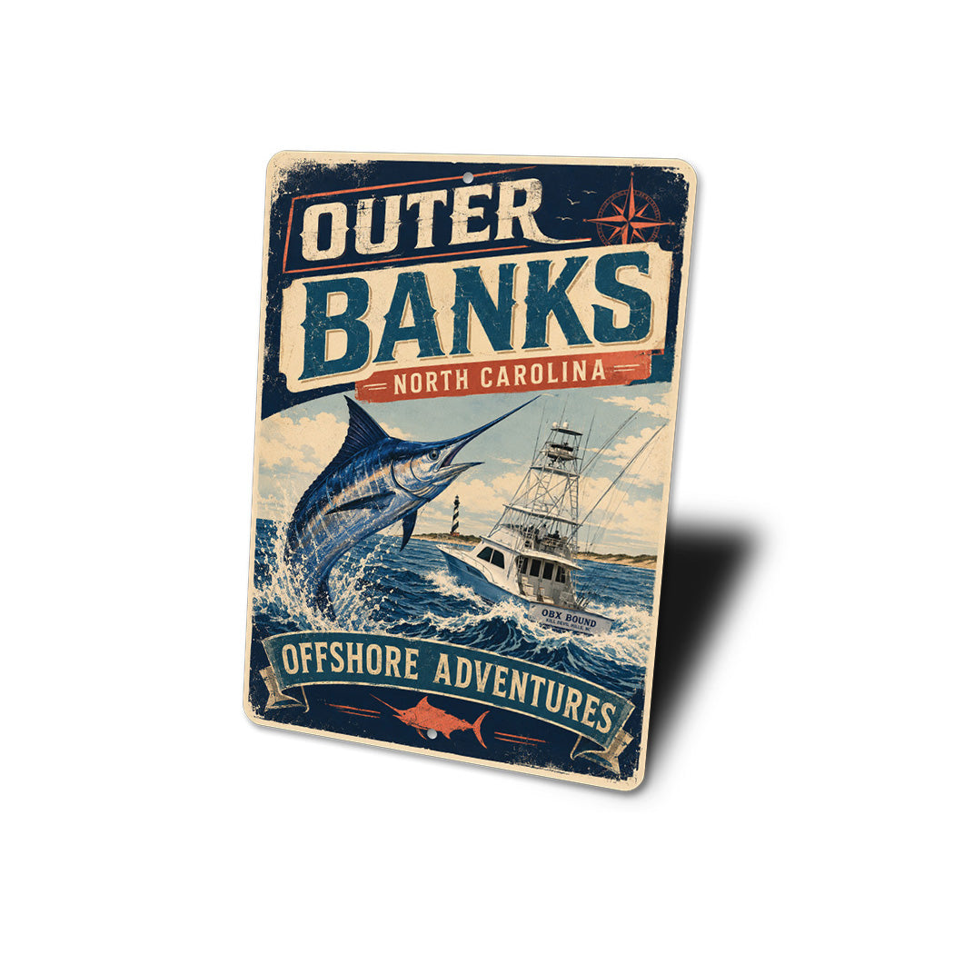 Outerbanks Offshore Adventures Sign