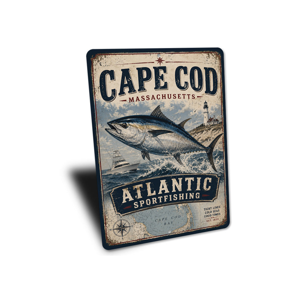 Cape Cod Fishing Sign