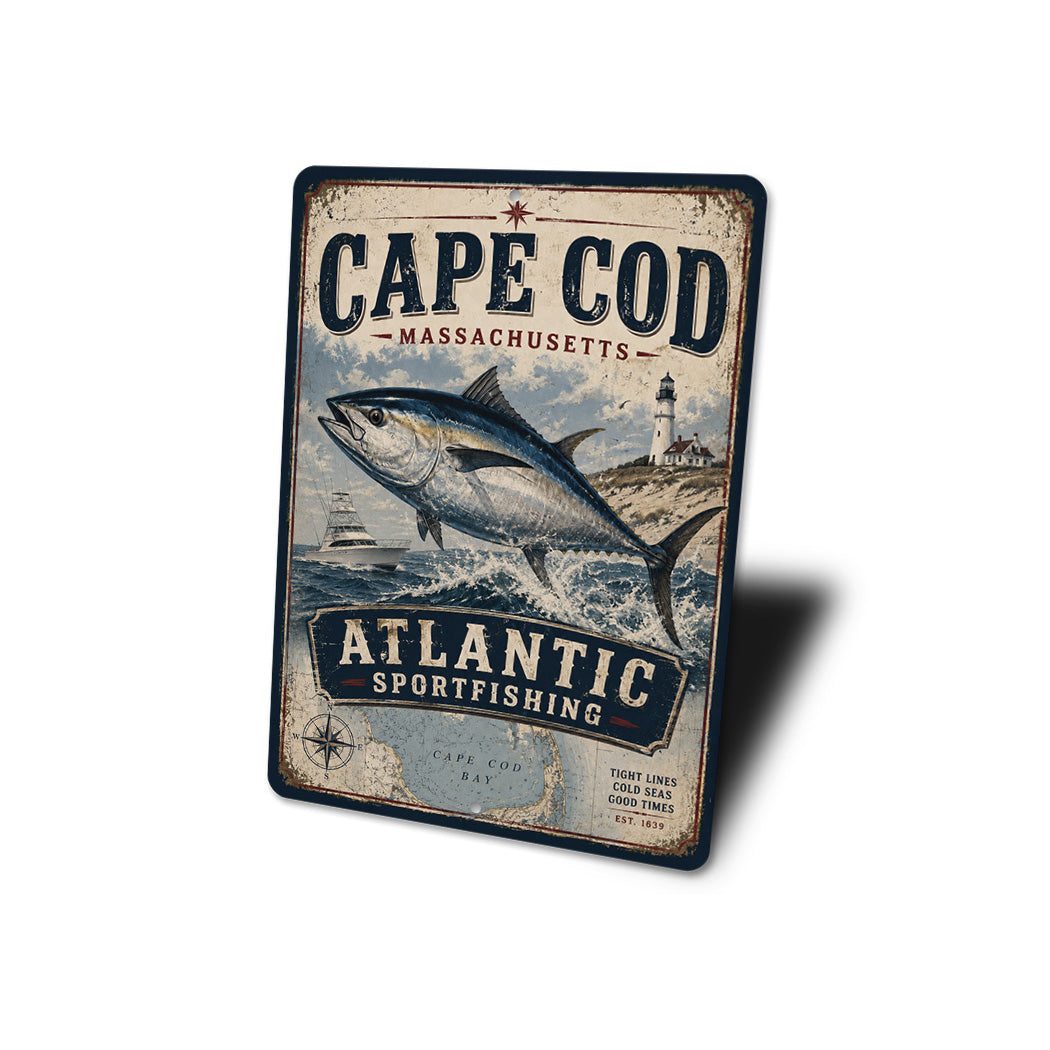 Cape Cod Fishing Sign