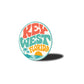 Key West Florida Sunset Round Sign