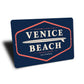 Venice Beach Boardwalk Surf Club Sign