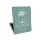 Florida Keys Palm Tree Key West Sign