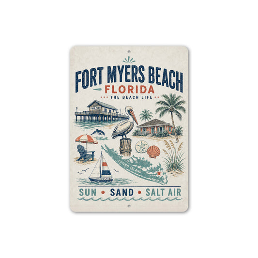 Fort Myers Beach The Beach Life Sign