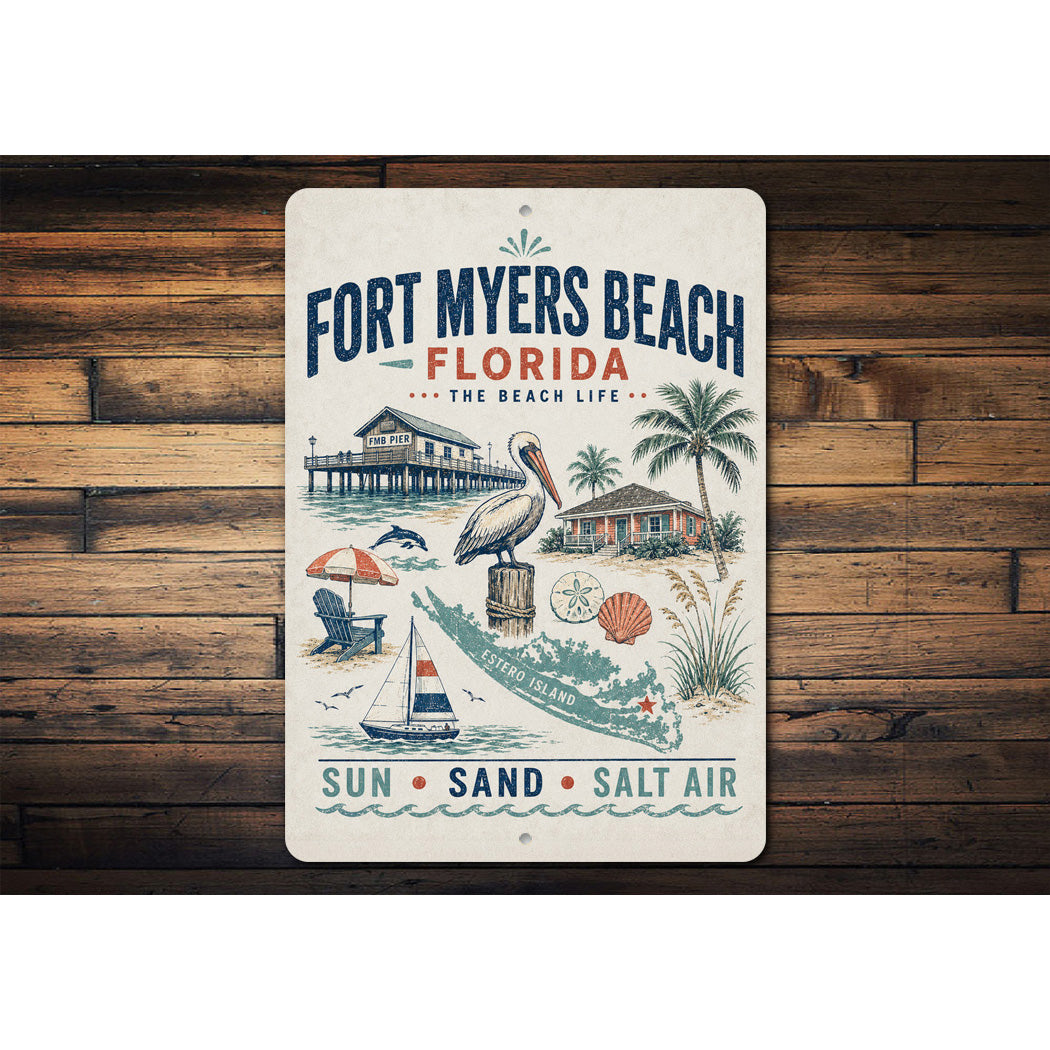 Fort Myers Beach The Beach Life Sign