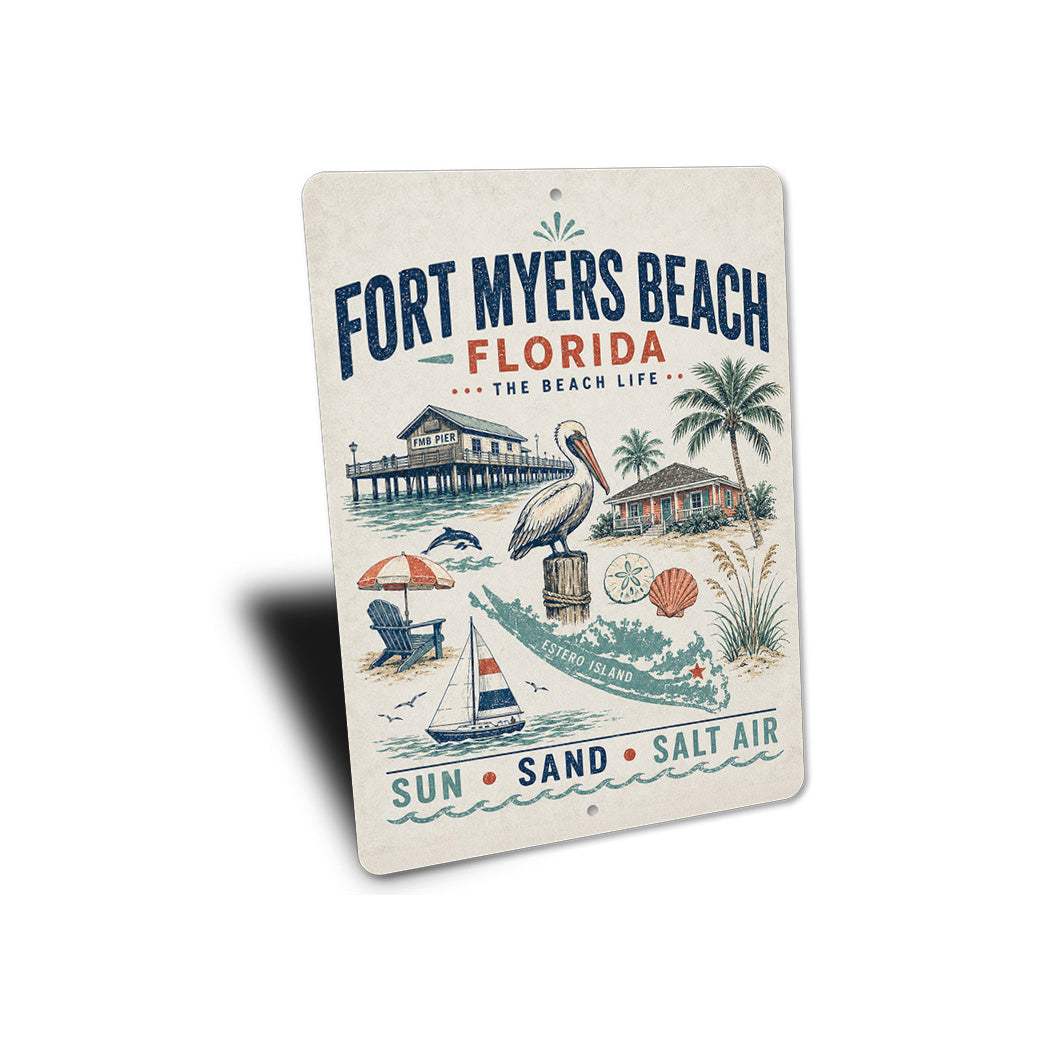 Fort Myers Beach The Beach Life Sign