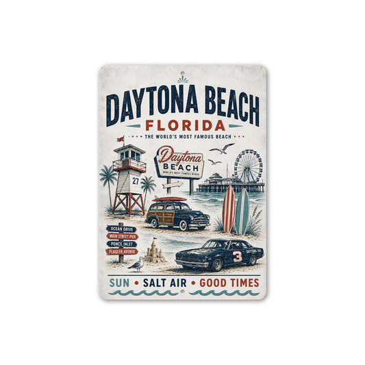 Daytona Beach World Famous Beach Sign