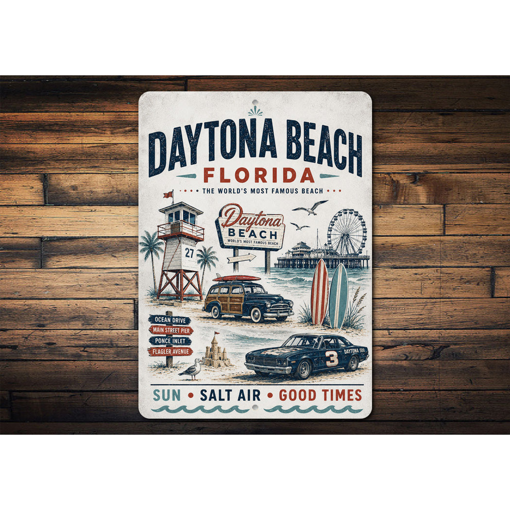 Daytona Beach World Famous Beach Sign