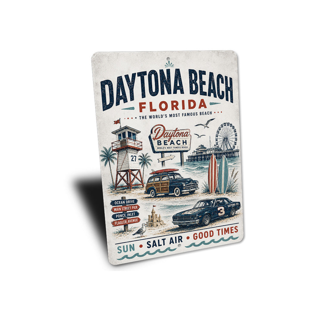 Daytona Beach World Famous Beach Sign