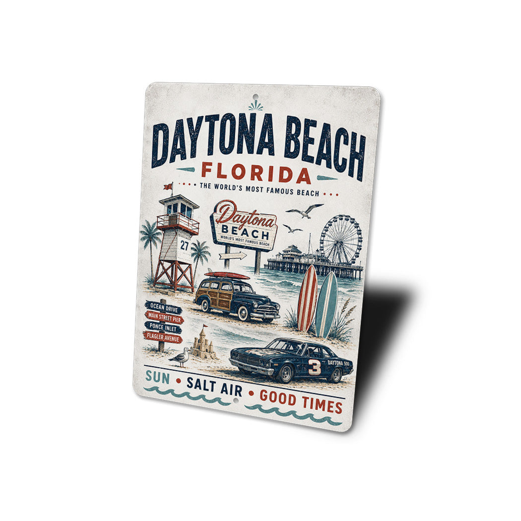 Daytona Beach World Famous Beach Sign