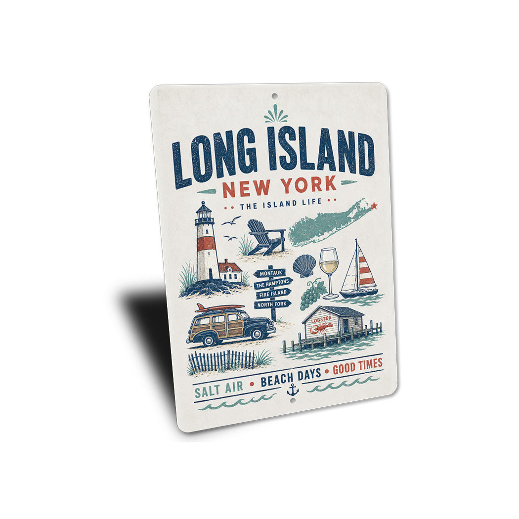 Long Island Beach Days Sign
