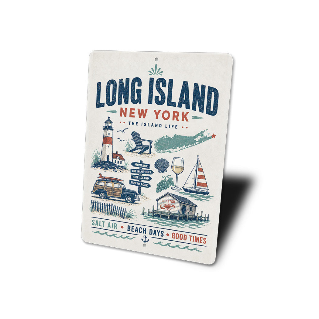Long Island Beach Days Sign