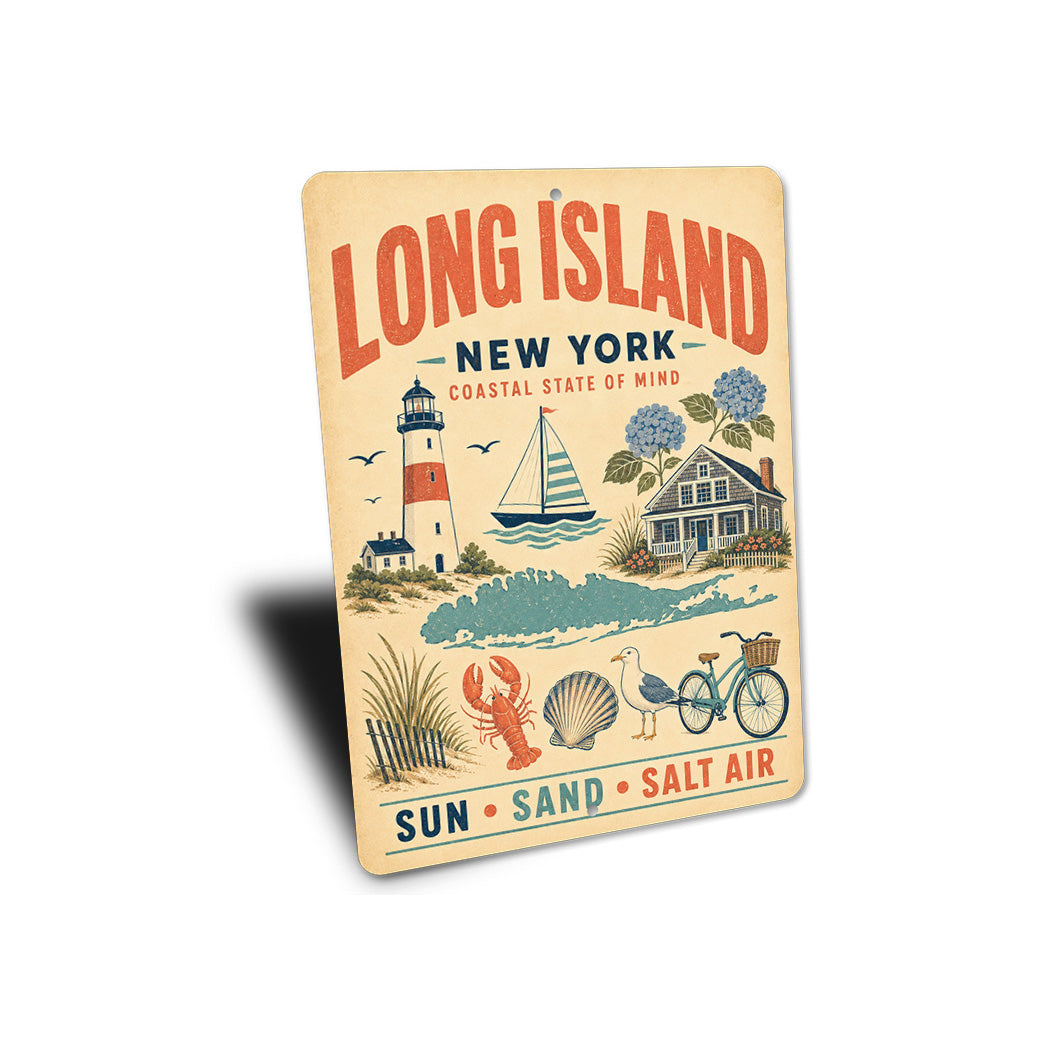 Long Island Sun Sand Salt Air Sign