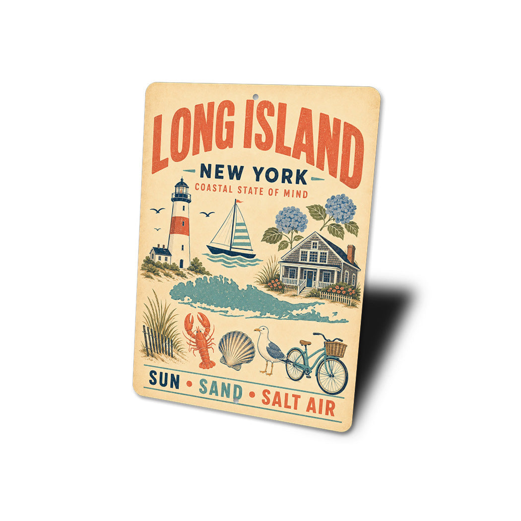 Long Island Sun Sand Salt Air Sign