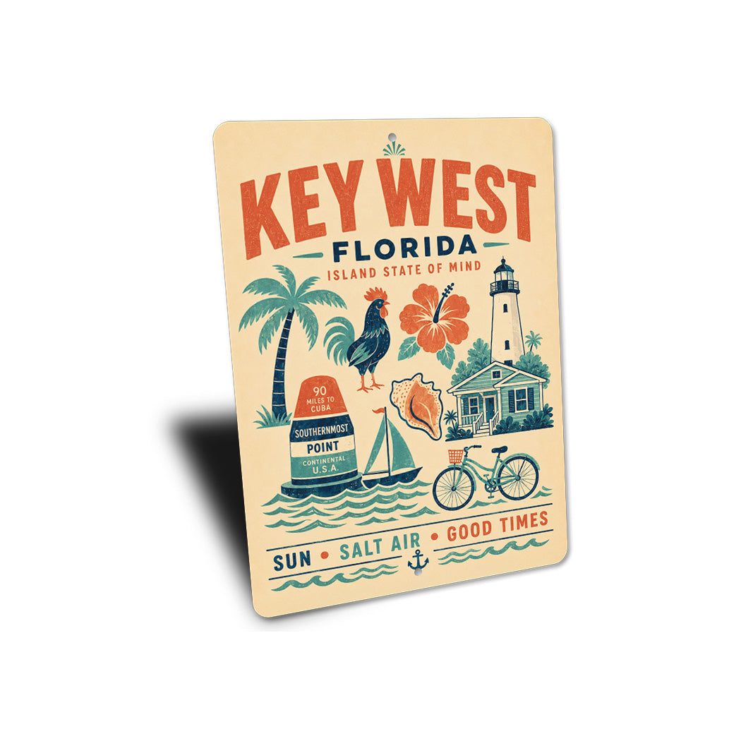 All About Key West FL Sign