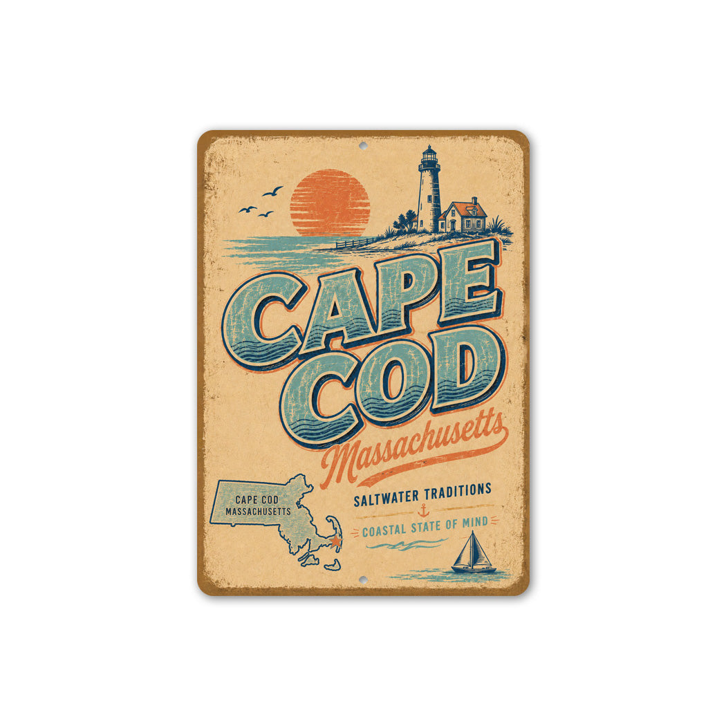 Cape Cod Saltwater Traditions Sign