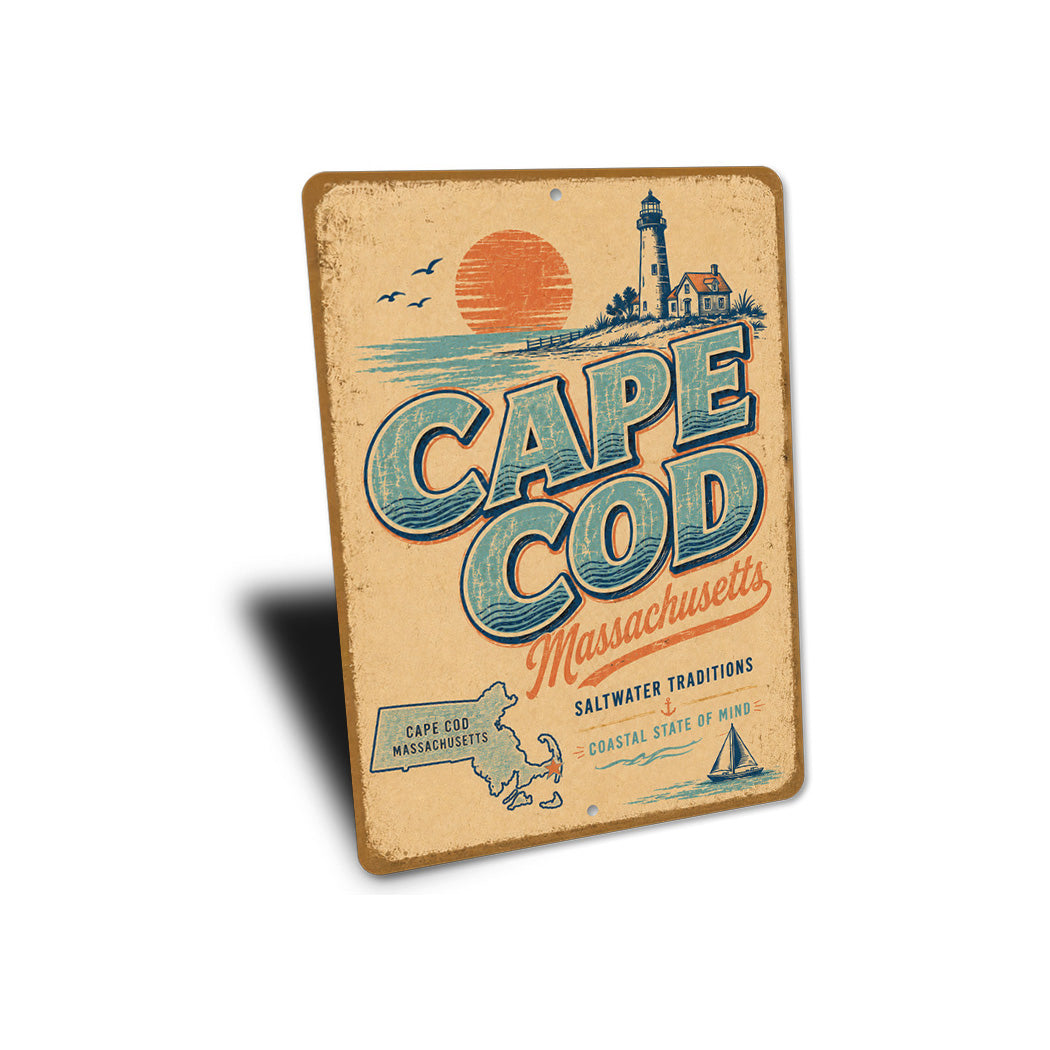 Cape Cod Saltwater Traditions Sign
