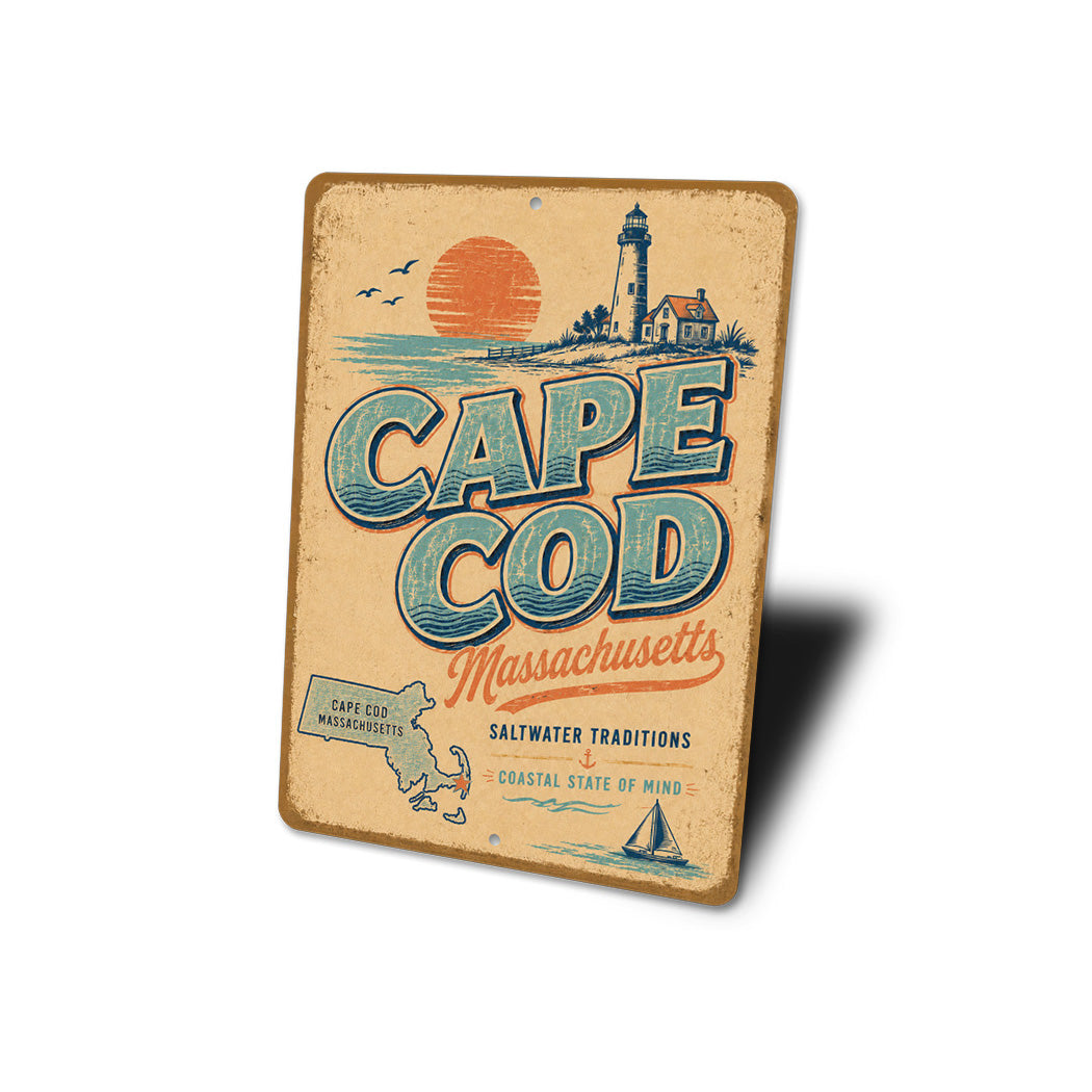 Cape Cod Saltwater Traditions Sign