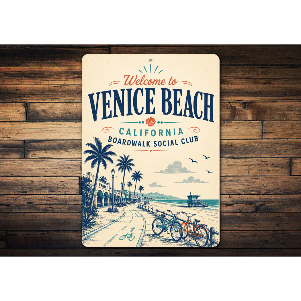 Venice Beach Boardwalk Sign