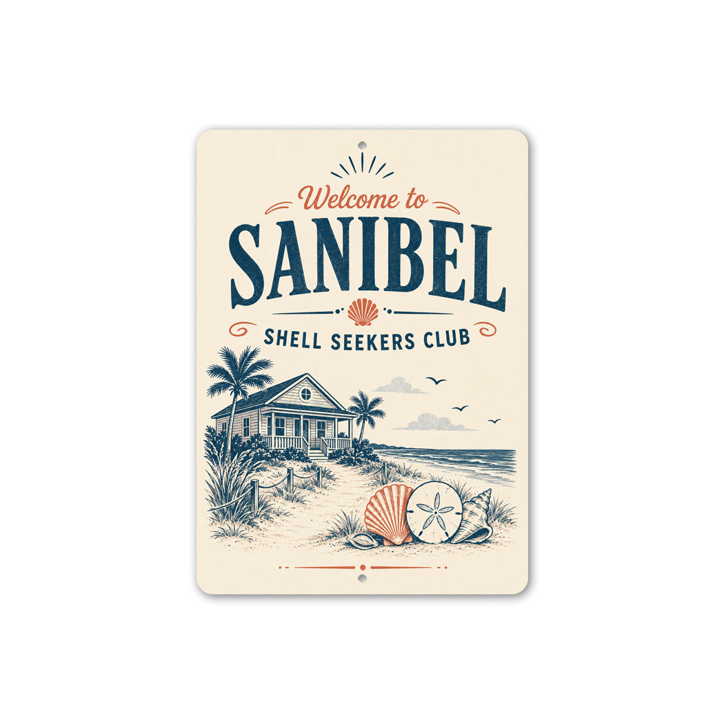 Sanibel Shell Seekers Club Sign