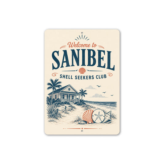 Sanibel Shell Seekers Club Sign
