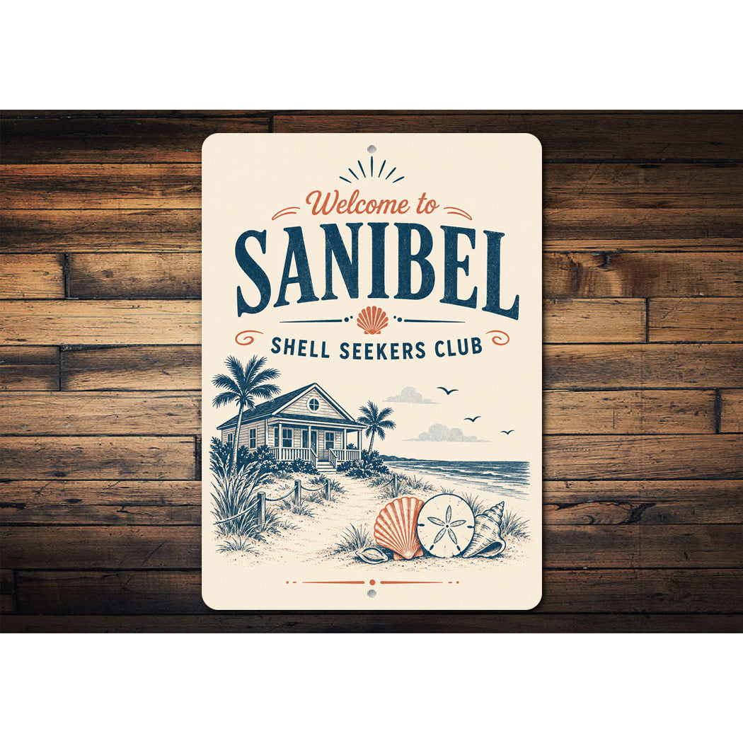 Sanibel Shell Seekers Club Sign